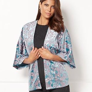 Eva Méndes New York & Company Blue Kimono Jacket M